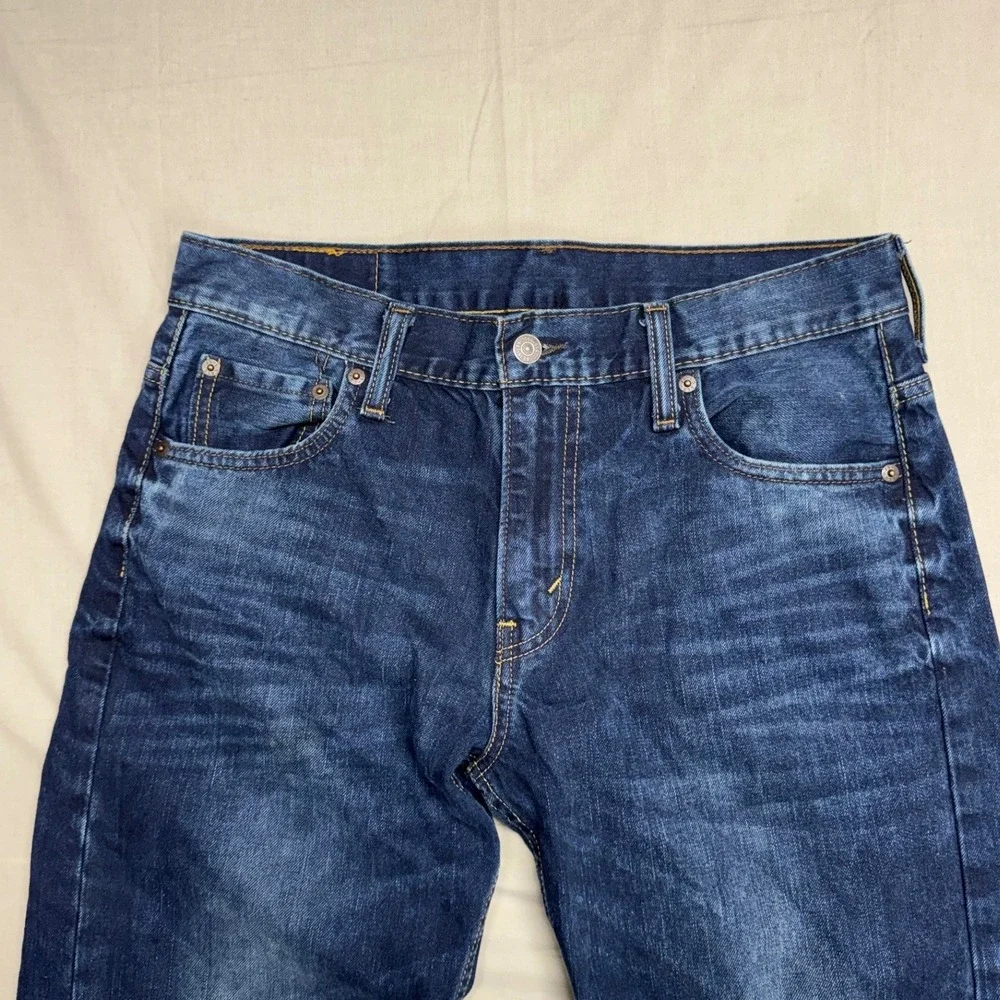 Levis 569 Loose Straight Fit Dark Wash Denim Jeans Mens 30x30 00569-0208